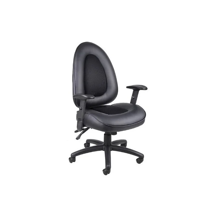 Boss Leather Plus Multi-Functional Mechanism Chair