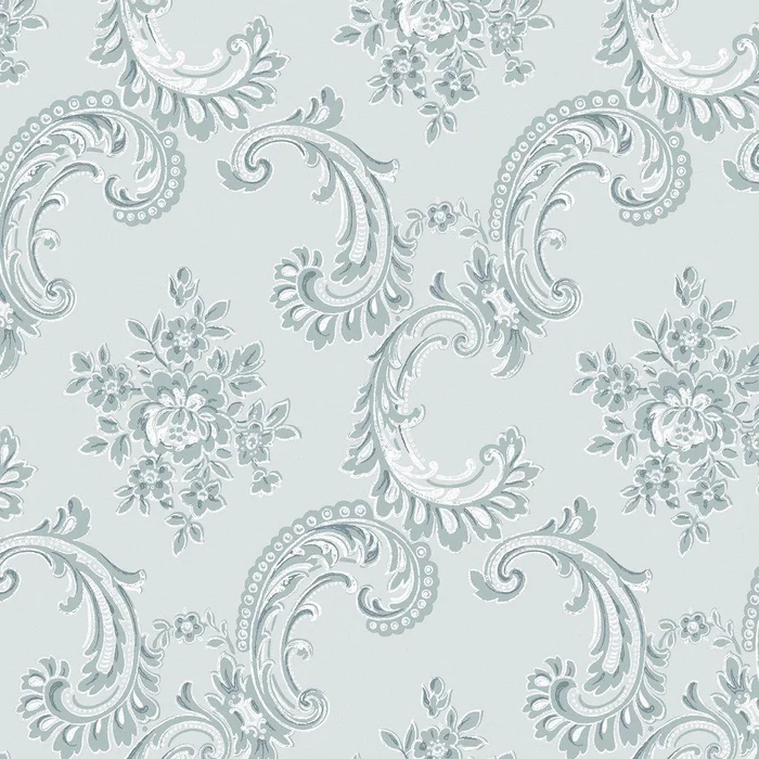 Boudoir Beauty Wallpaper – Blue
