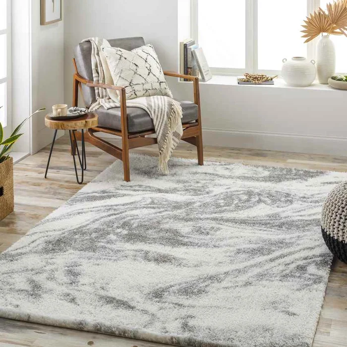 Bracken Modern Ivory Area Rug
