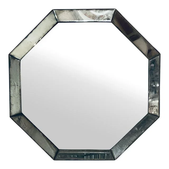 Bungalow 5 Modern Antique Venetian Style Octagonal Octet Wall Mirror