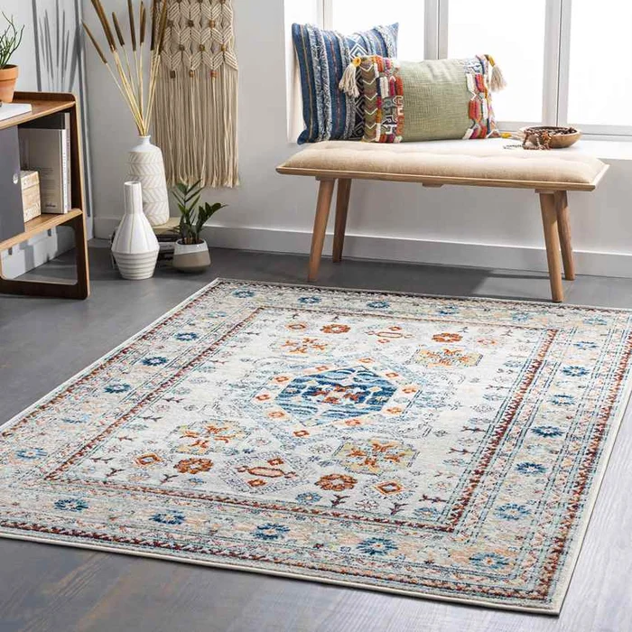 Cadiz Traditional Cream Area Rug