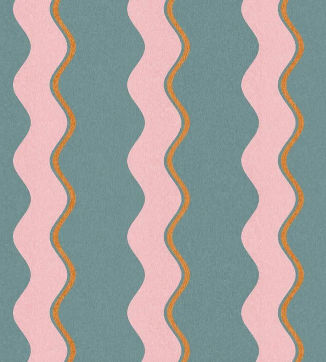 Cari Wave Wallpaper – Marine Blue