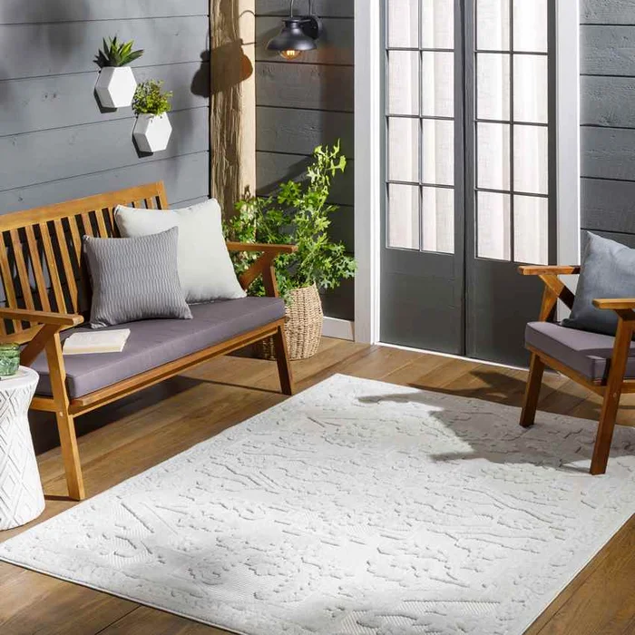 Castalia Modern Ivory Area Rug