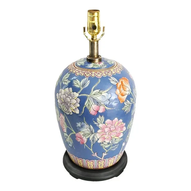 Chinese Ginger Jar Lamp Restored