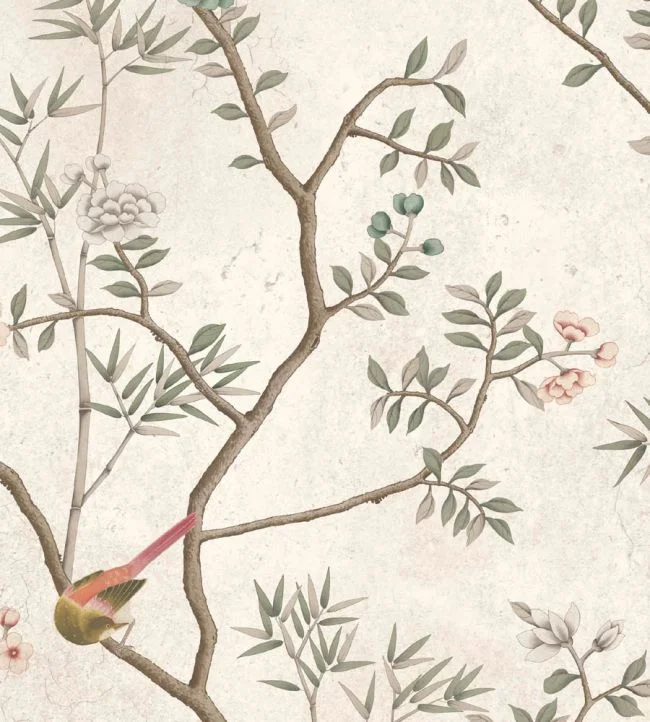 Chinoiserie Onism Fabric – Pearl