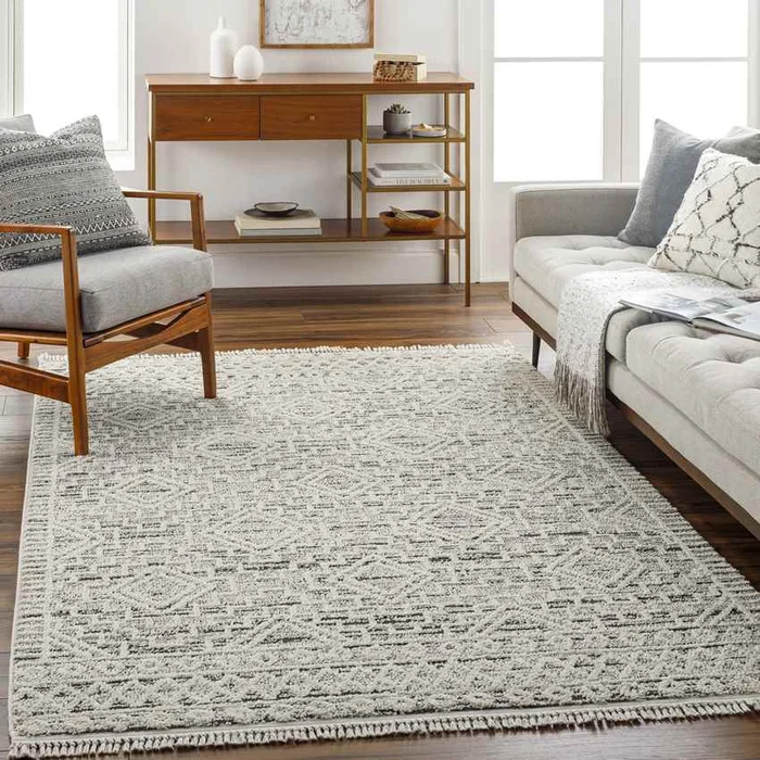 Circleville Global Charcoal Area Rug
