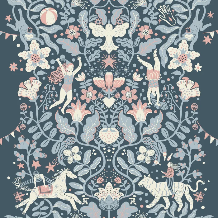 Cirkus Wallpaper – Blue