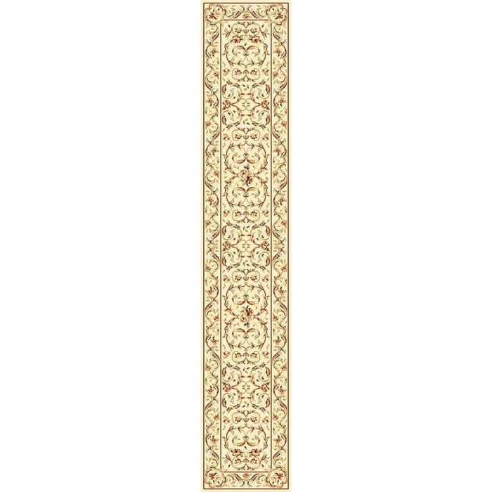 Classic Handmade Look Power Loomed 2×12 Polypropylene Rug Ivory Finish – Safavieh