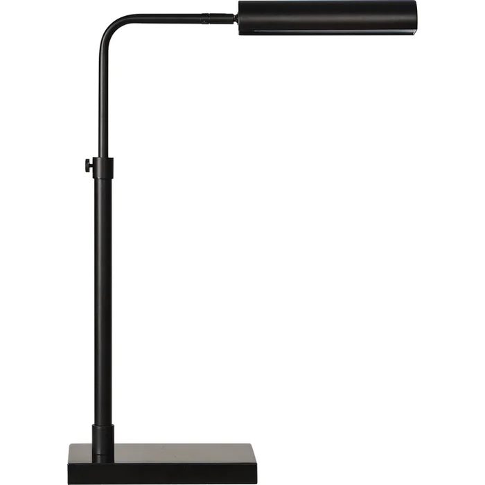 Classic Iron Table Lamp Matte Black Finish Desk Office Lighting – Ren-Wil
