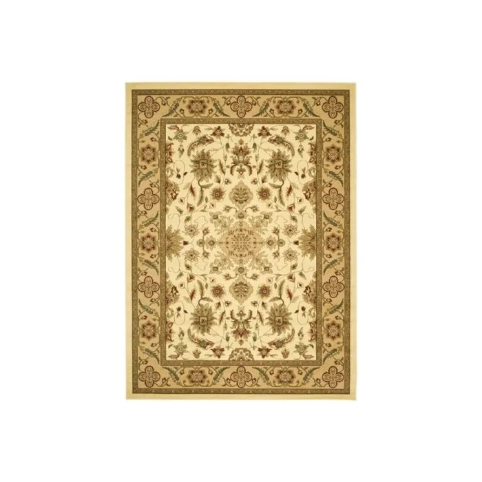 Classic Traditional Ivory Tan Polypropylene Runner Rug 12×24 – Safavieh