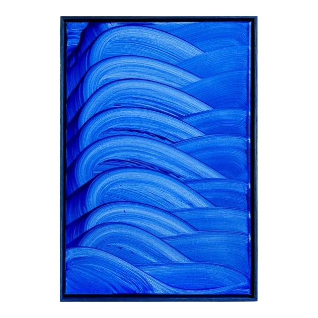 Contemporary Abstract Acrylic on Stretched Canvas “Eternity” by Nikolaos Schizas