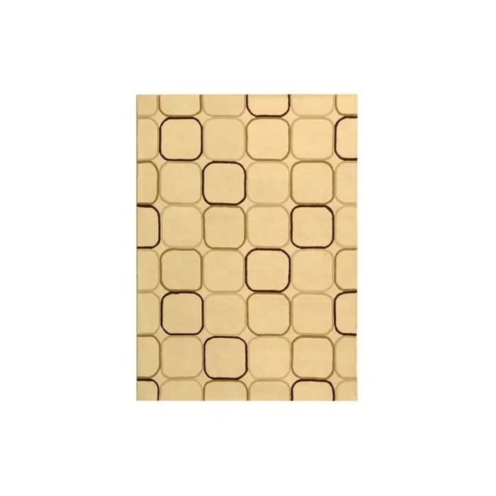 Contemporary Ivory Multi Shaped Rug Runner 10×2.6
