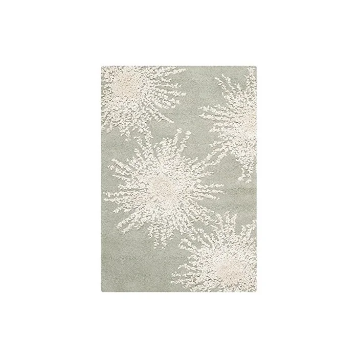 Contemporary Rug – Soho Wool/Viscose Pile -Grey/Ivory Style-C