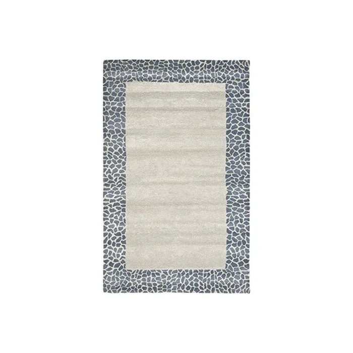 Contemporary Silver Grey Rug 5×3 Small Rectangle
