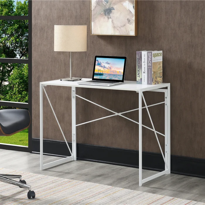 Convenience Concepts Xtra Folding Desk,White/White