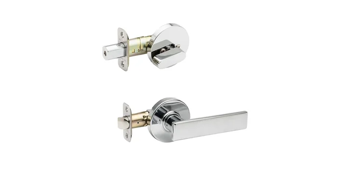 Copper Creek Remi Left Handed Sectional Single Cylinder Interior Door Handleset with Interior Thumbturn and Round Rose