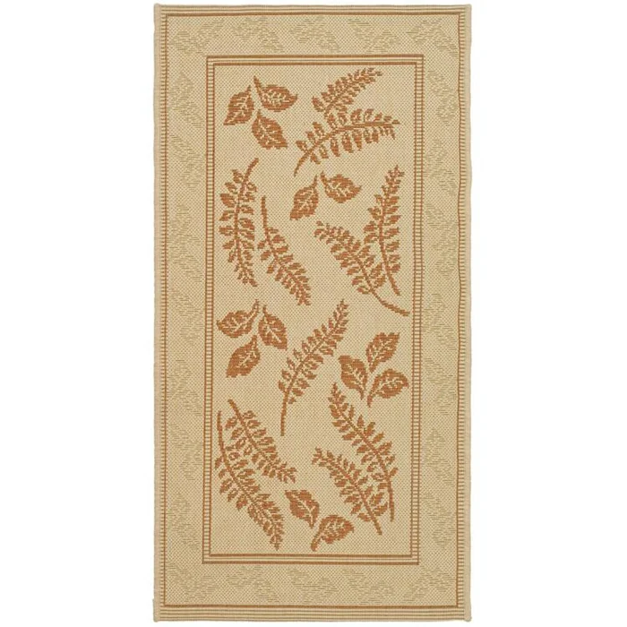 Courtyard Natural/Terra Runner Rug
