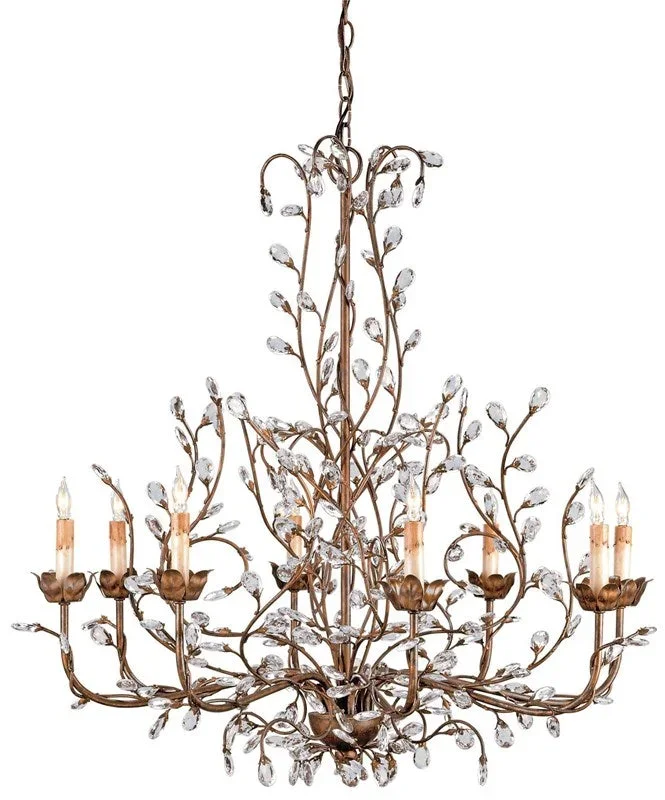 Crystal Bud Cupertino Large Chandelier