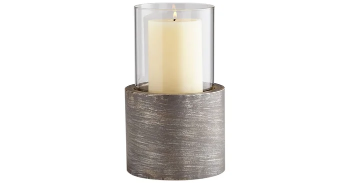 Cyan Design Valerian 12.25 Inch Tall Iron and Glass Candle Holder