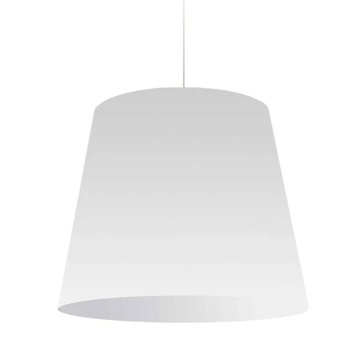 Dainolite 1LT Oversized Drum Pendant Large Wht Shade