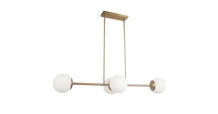 Dainolite Dayana 4 Light 48″ Wide Linear Pendant