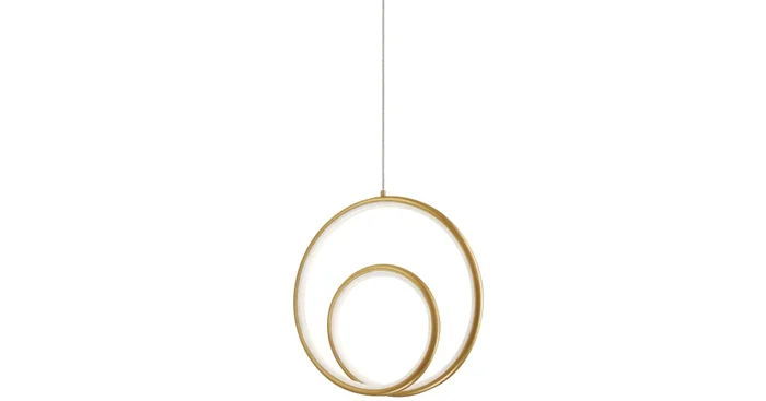 Dainolite Gabriel 12″ Wide LED Pendant