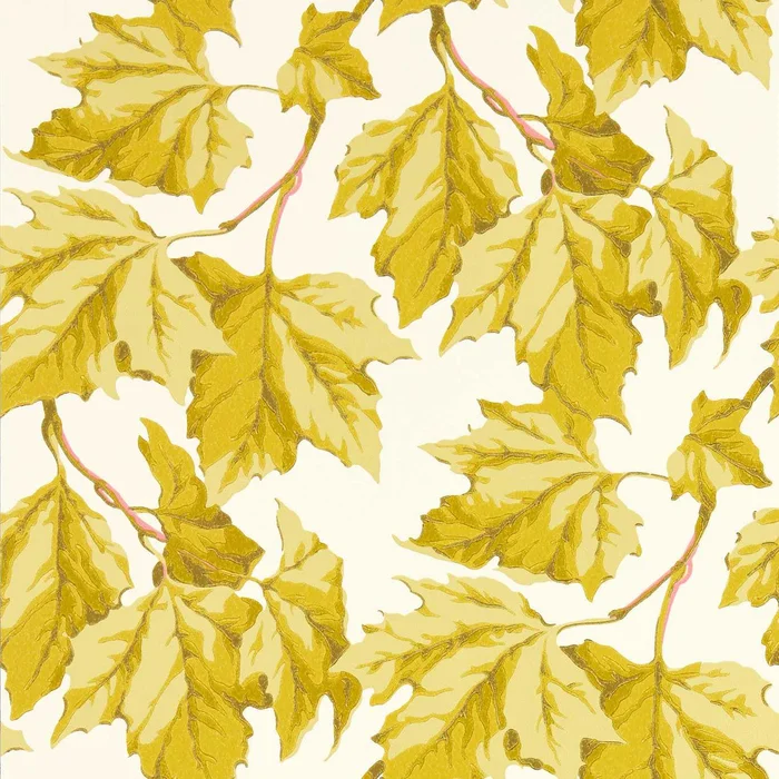 Dappled Leaf Wallpaper – Citrine – HSRW113046 – Harlequin