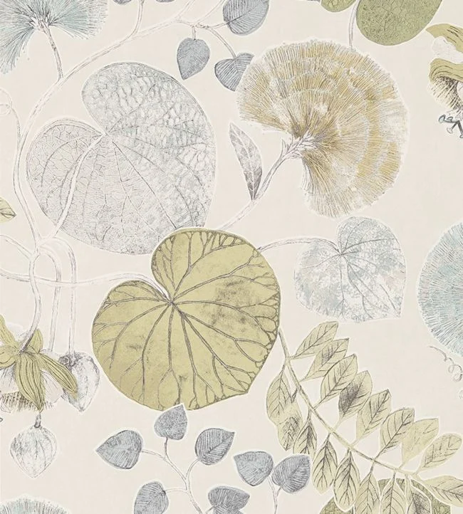 Dardanella Wallpaper – Ink/Chartreuse – HGAT111258 – Harlequin