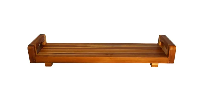 DecoTeak Eleganto 34″ Teak Tub Caddy with LiftAid Arms