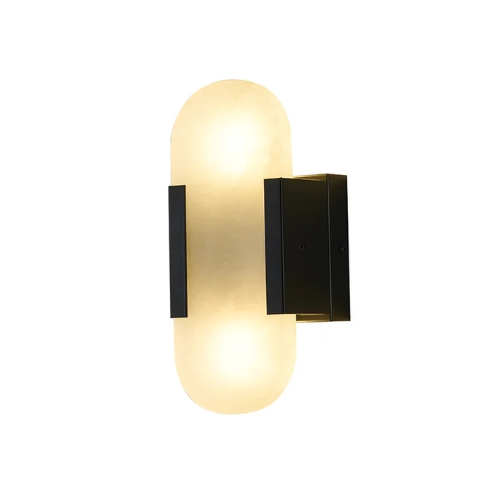 Design Living LED Wall Sconce, Satin Black, 4.25″ x 3.25″ x 10″