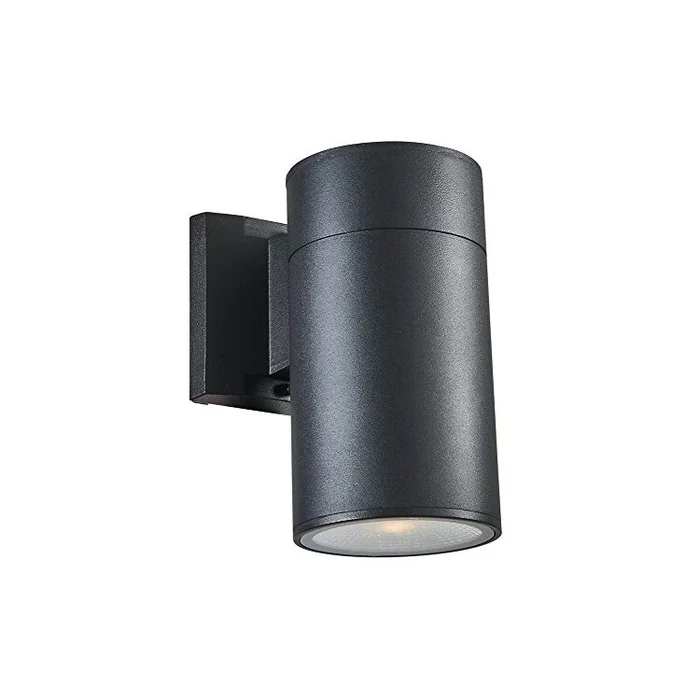 Dylan Transitional Led Textured Black Outdoor/Indoor Wall Sconce 8″ Height