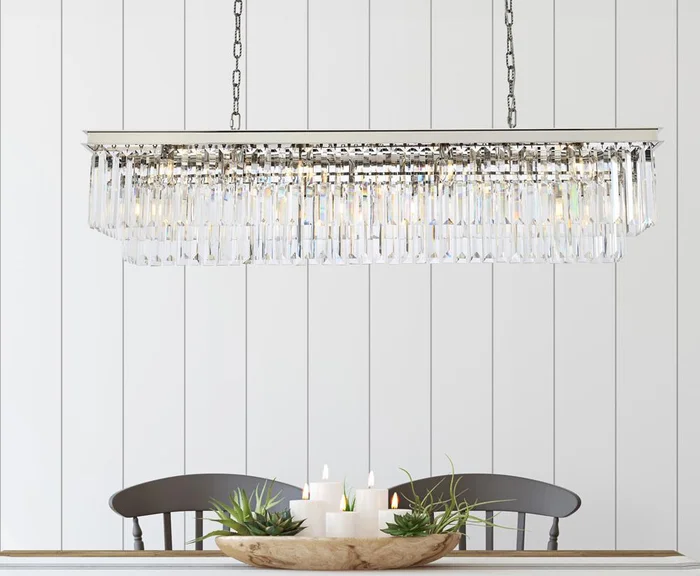 Elegant Furniture & Lighting – Sydney 12 light polished nickel Chandelier Clear Royal Cut Crystal – 1232D60PN/RC
