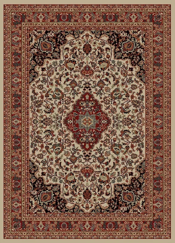 ELEGANT Ivory 8X10 Rug