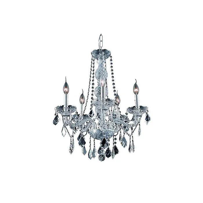 Elegant Lighting Value Verona 5 light Chrome Chandelier Clear Royal Cut Crystal
