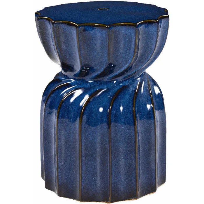 Elixhausen Blue Garden Stool