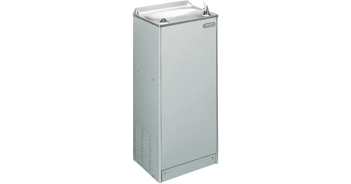 Elkay Space-Ette Floor Mounted Single Drinking Fountain with Water Cooler
