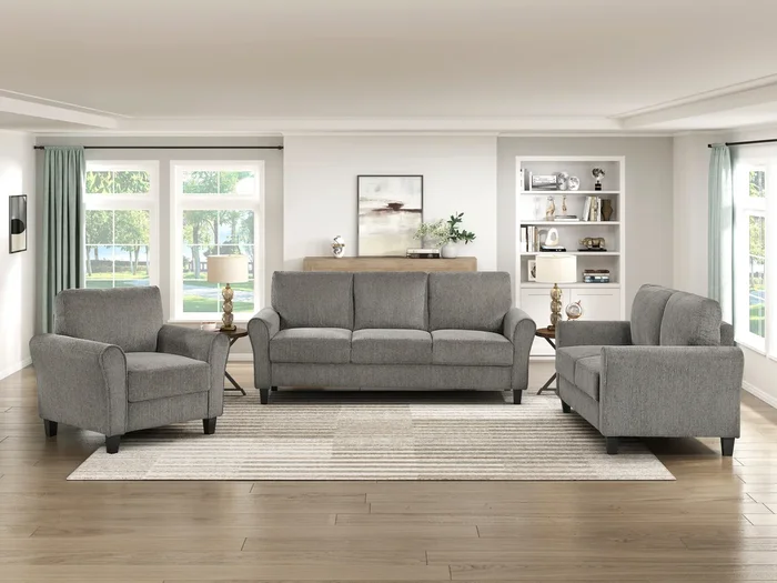 Ellery Pewter Living Room Set