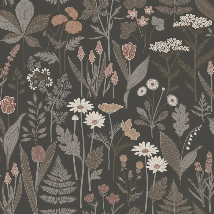 Elsa Wallpaper – Brown