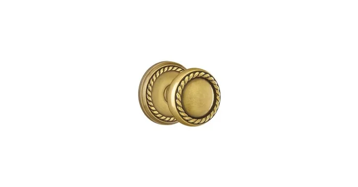 Emtek Rope Knob Designer Brass Passage Knobset