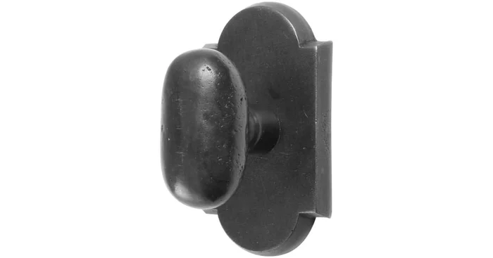 Emtek Sandcast Bronze Egg Passage Knobset