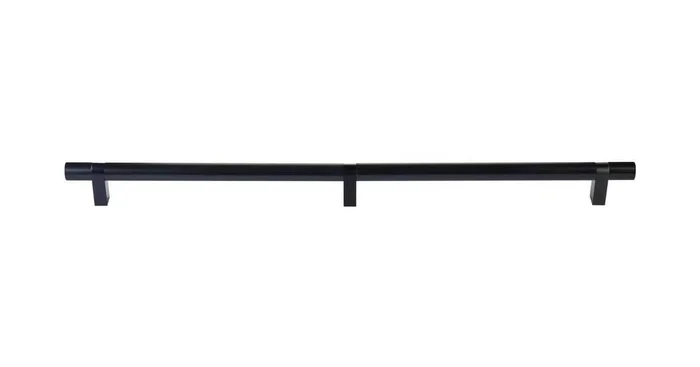Emtek Smooth 24 Inch Oil Rubbed Bronze Center to Center Bar Appliance Pull with Rectangular Bar Stem and Choice of Stem Finish from the SELECT Collection