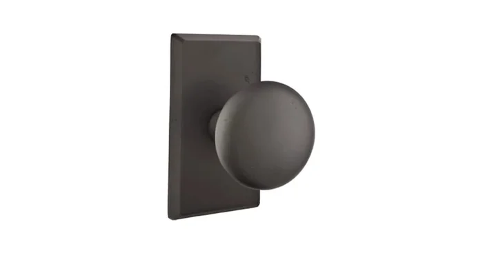 Emtek Winchester Sandcast Bronze Privacy Knobset