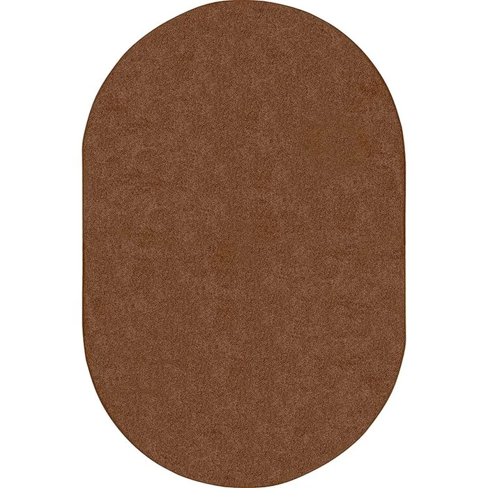 Endurance 6′ x 9′ Oval area rug in color Brown