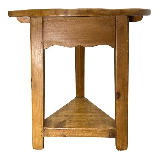 English Pine Cricket Table