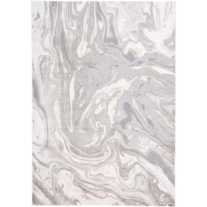 Feizy Prasad 3894F Rug in Light Gray