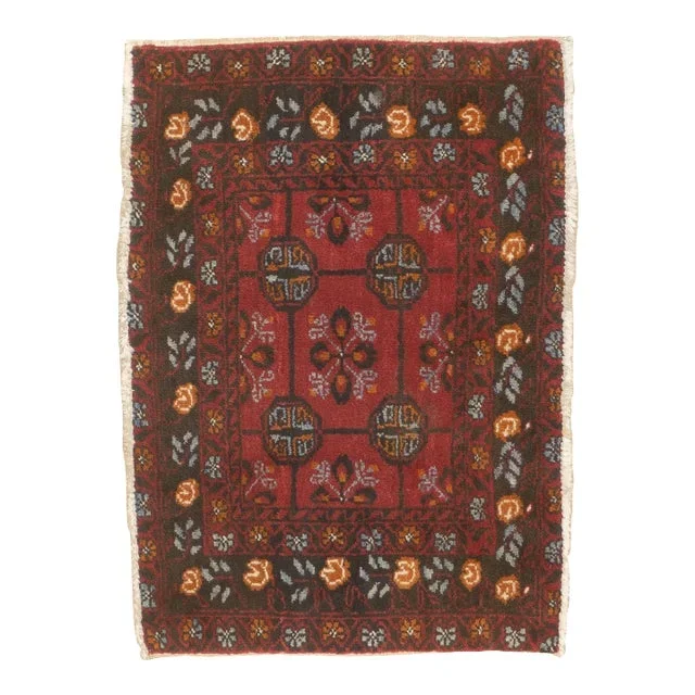 Fine Antique Bokhara Wool Rug 1’9” X 2’5”
