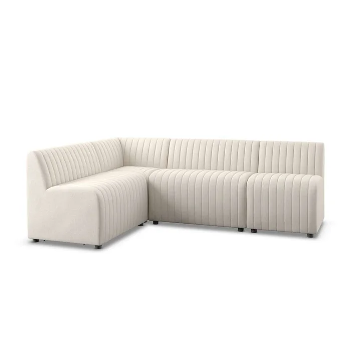 Four Hands – Augustine Dining Banquette, L-Shape – Capri Oatmeal – 231700-001