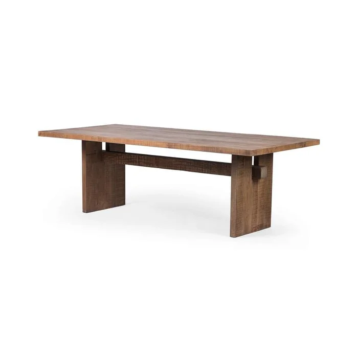 Four Hands – Brandy Dining Table – Rustic Weathered Elm – 236070-001