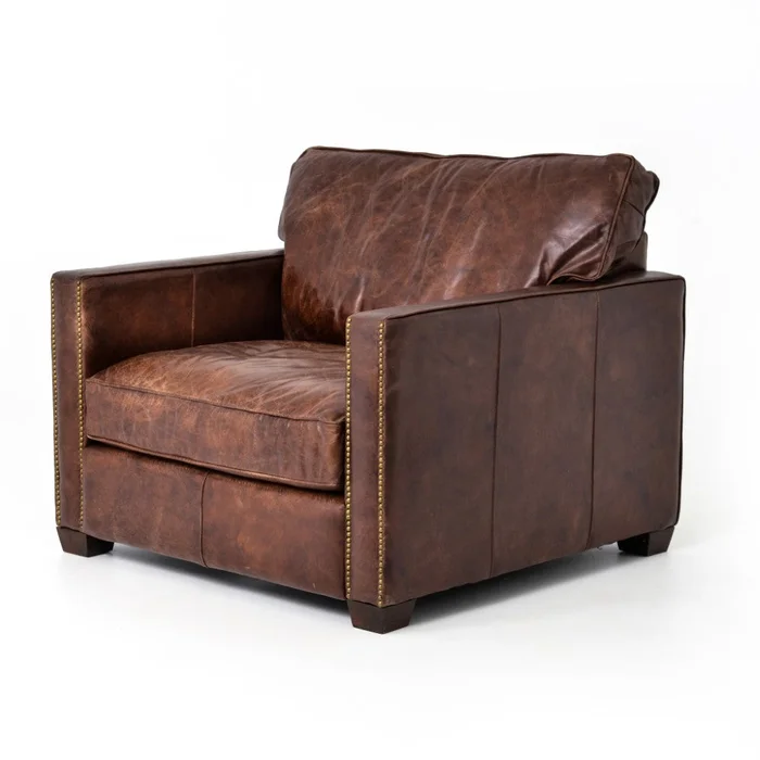 Four Hands – Larkin Club Chair – Cigar – CCAR-22