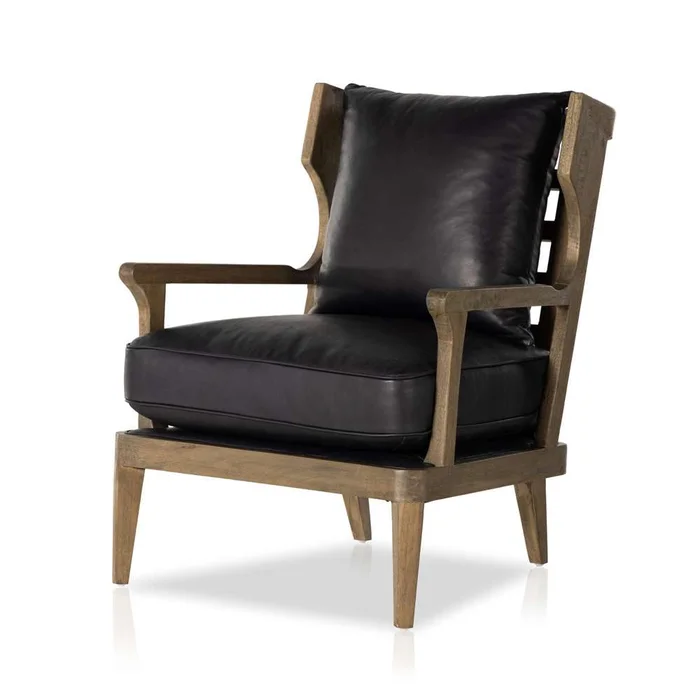 Four Hands – Lennon Chair – Heirloom Black – 105585-005